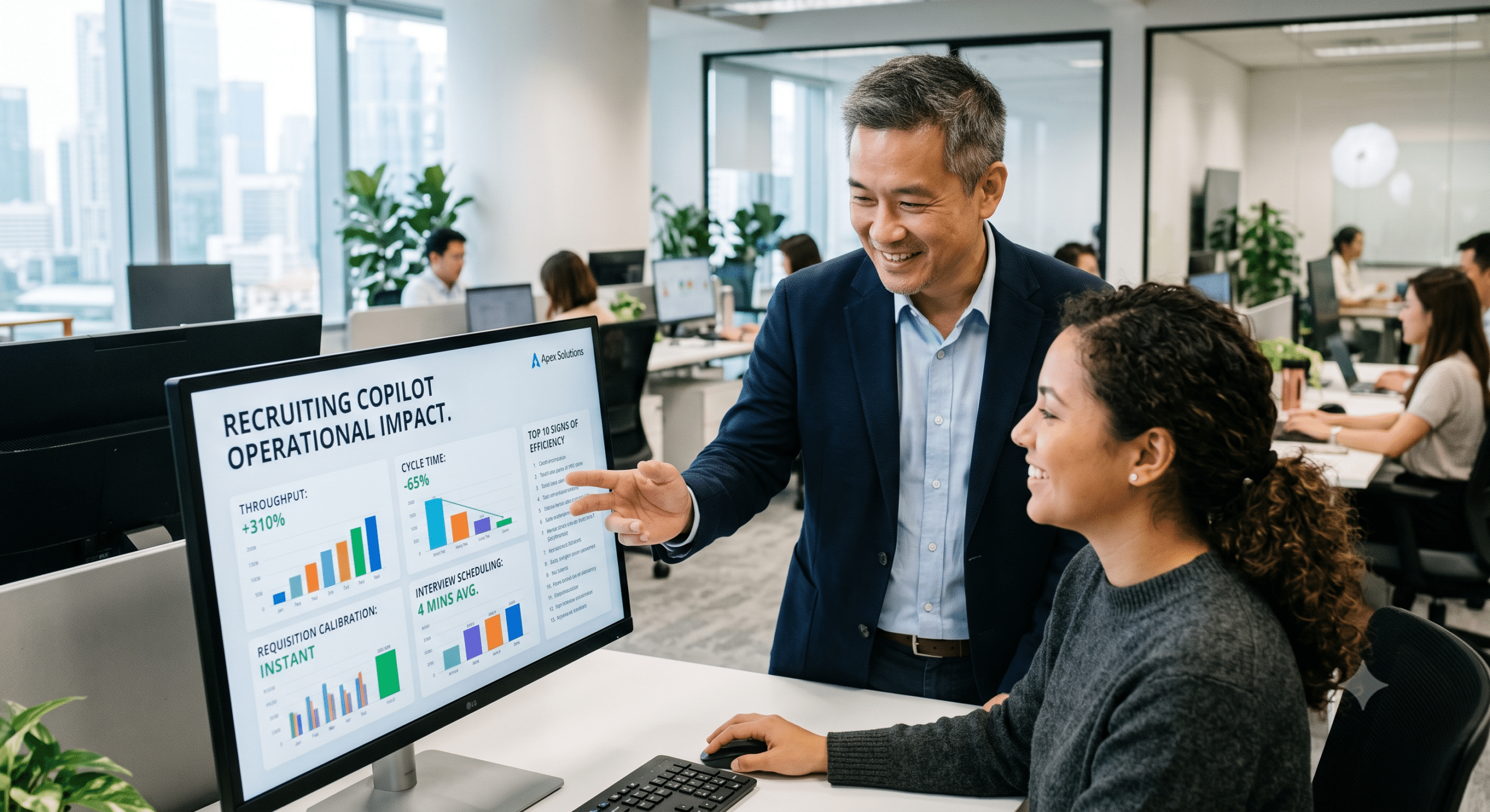 Recruiting copilot helping HR teams streamline hiring, candidate management, and recruitment workflows.