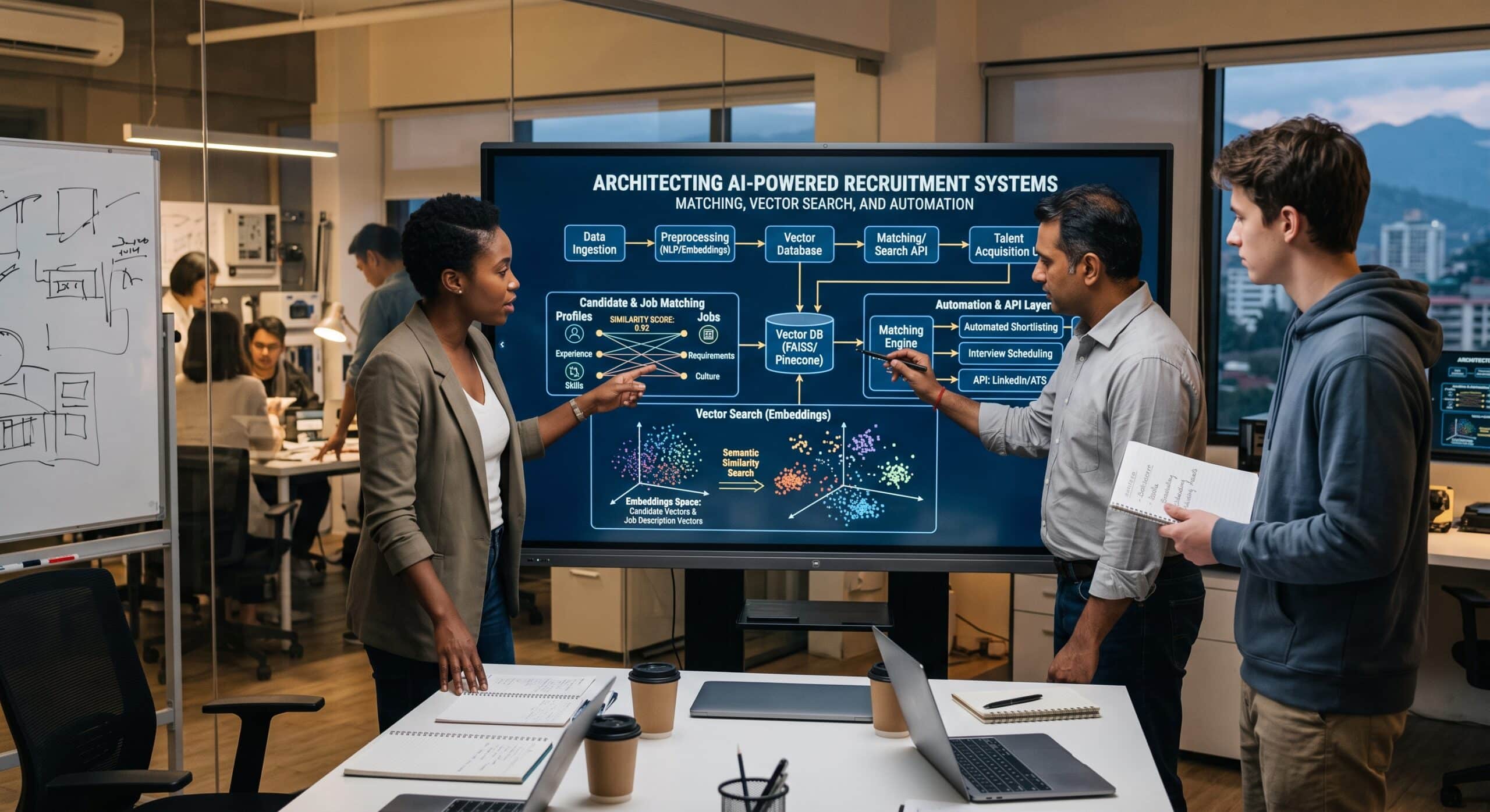 Architecting AI-Powered Recruitment Systems: Matching, Vector Search, and Automation